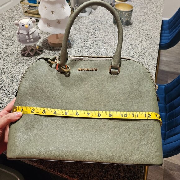 Michael Kors Army Green Top Handle Bag - Picture 10 of 14